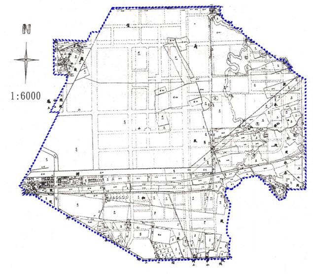 松山區第二期市地重劃區重劃前地籍圖