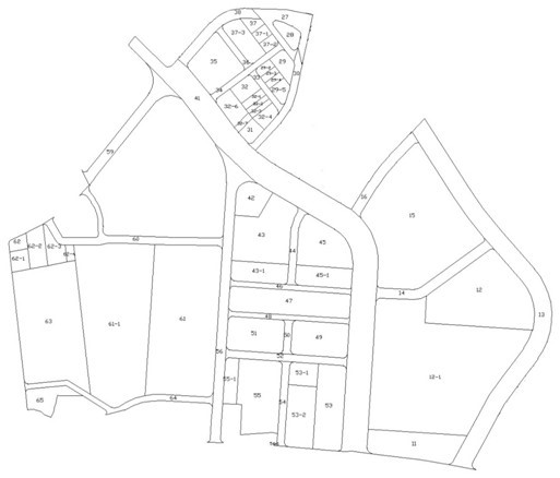 南港區第一期市地重劃區重劃後地籍圖